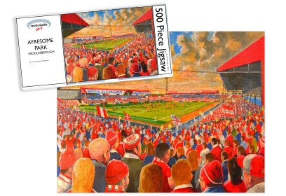 Ayresome Park Stadium Fine Art Jigsaw Puzzle - Middlesbrough FC